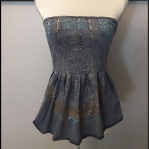 Guess strapless top, very cute, lightly worn
